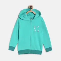 Floral Print Zip-Front Hooded Jacket-picture-4