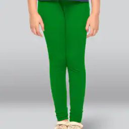 Girls Cotton Elastane Stretch Slim Fit Leggings-image-59