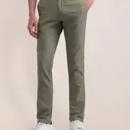 Men Slim Fit Flat-Front Chinos-picture-18
