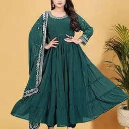 grishu collection Women Embroidery Anarkali Kurta-picture-42