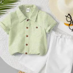  Boys Cotton Striped 2-Piece Set-picture-10