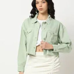 Women Regular Fit Denim Crop Jacket-picture-46