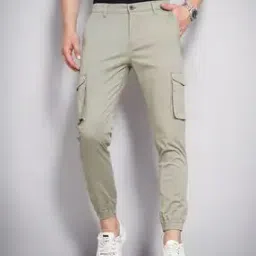 Slim Fit Cargo Joggers-image-7