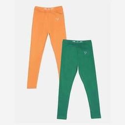 Solid  Ankle Length Leggings-image-94