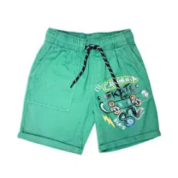 Boys Regular Fit Shorts with Drawstring Waist-image-26
