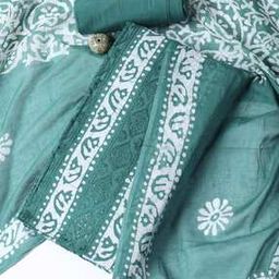 Women Cotton Self-design Unstitched Dress Material-image-35