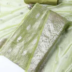 Women Embroidered Unstitched Dress Material-image-44