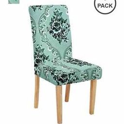 Pack of 8 Printed Slip-on Chair Covers-image-16