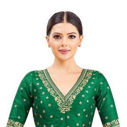 Women Embroidery Front Open Blouse-image-39