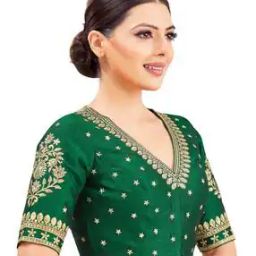 Women Embroidered Front-Open Blouse-24
