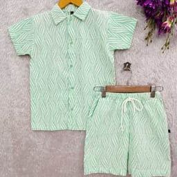 Boys Shirt & Shorts Set-image-0