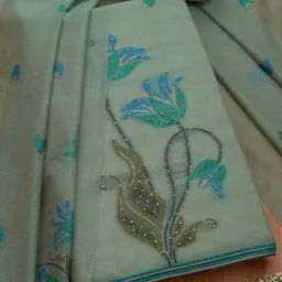 Women Embellished Unstitched Dress Material-image-74