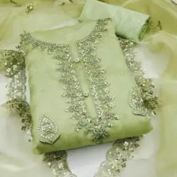 Embellished 3-Piece Unstitched Dress Material-image-76