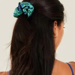 Women Set of 2 Printed Scrunchie Hair Ties-image-4