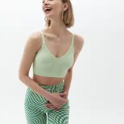 Scoop-Neck Cropped Cami Top-image-49