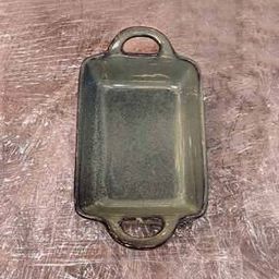 Large Rectangular Ceramic Serving Tray with Handle-image-6
