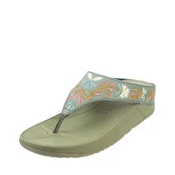 Embroidered Wedges with Open Toes Shape-image-53