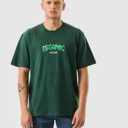 Men Cotton Graphic Printed T-shirt-image-3