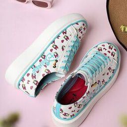 Women Printed Lace-Up Shoes-image-24