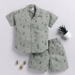 Boys Graphic Nightsuit Set-image-92