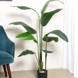 Artificial Banana Plants with Pot for Interior Decor -image-114