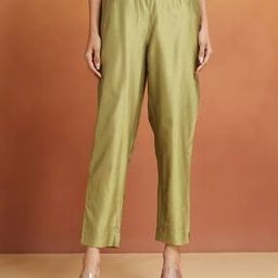 fabindia Women Pants with Elasticated Waist-picture-49
