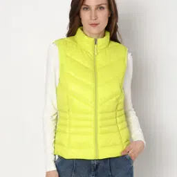 Quilted Zip Front Bomber Jacket-image-76