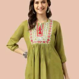 Women Embroidered Regular Fit Top-image-52