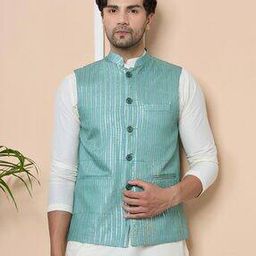Men's Embellished Nehru jacket-29