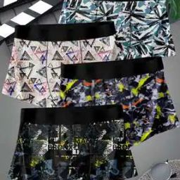 Men Pack of 4 Printed Trunks-image-15
