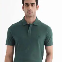 Men Cotton Regular Fit Polo T-shirt-image-12