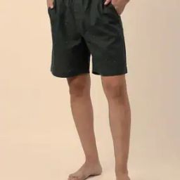 Micro Print Shorts with Insert Pockets-picture-23