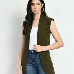 Women Front-Open Loose Fit Shrug-27