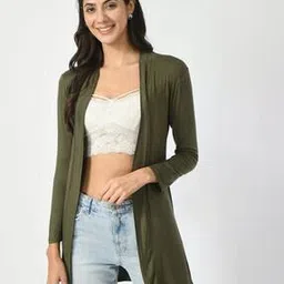 Women Front-Open Shrug with Full Sleeves-7