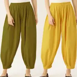 Pack of 2 Salwars with Elasticated Waist-picture-29