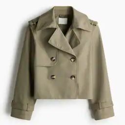 Women Cotton Trench Coat  -27