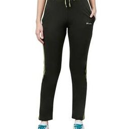 Women Colourblock Fitted Trackpants with Insert Pockets-image-6