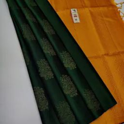 Woven Saree with Contrast Border-image-17