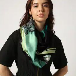 Women Graphic Print Satin Stole-image-64