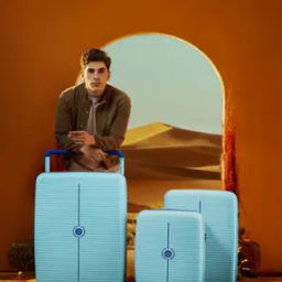 Set of 3 Dubai Wide Handle Trolly Bags- S | M | L-image-35