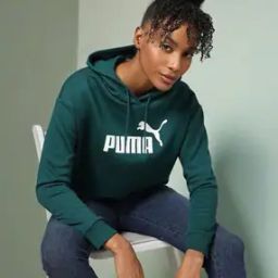 puma Women Logo Print Fitted Hoodie-picture-20