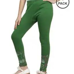 Pack of 2 Floral Print Leggings with Elasticated Waistband-image-17