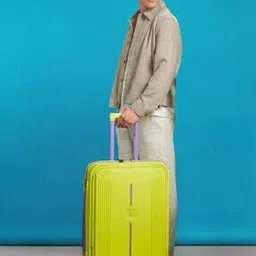 Alexandria Hardside Luggage Bag with Flat Top Front Opening- M-37