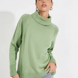 styli Women Turtle Neck Pullover-picture-27