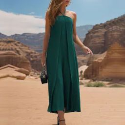 Women Halter-Neck Jumpsuit-image-37