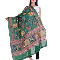 Embellished Dupatta with Embroidery-image-24