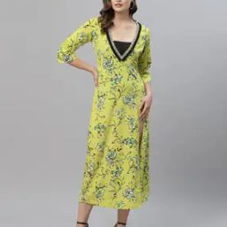 Floral Print Shrug with Front-Slit-23