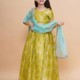Floral Lehenga Choli with Dupatta-image-61
