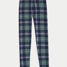 Girls Tartan Checked Cotton Rich Leggings-25