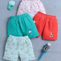 Pack of 4 Cotton Printed Shorts  -7
